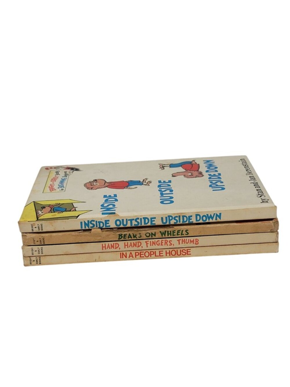 Bernstain Bears Dr. Seuss Book Lot Inside Outside Upside Down Bears on Wheels In - Picture 12 of 12